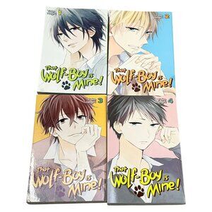 That Wolf-Boy Is Mine Lot 4 PB Book Manga‎ Vol 1 2 3 4 Yoko Nogiri Complete